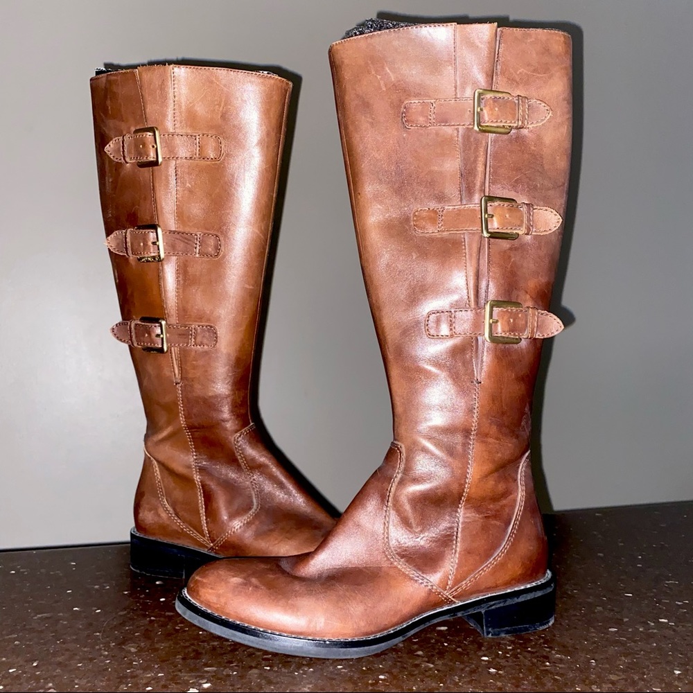 Ecco Hobart Tall Riding Boots - Rich Chestnut